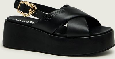 Sandały damskie na lato Love Moschino ze sklepu: Gomez Fashion Store w kategorii: Sandały damskie - zdjęcie 874714-BD9-10338_LM262W000015000
