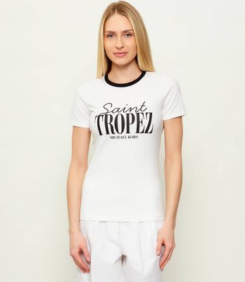 Bluzka damska wiosenna Michael Kors ze sklepu: Gomez Fashion Store w kategorii: Bluzki damskie - zdjęcie 874714-BD9-10338_MK262W000117100