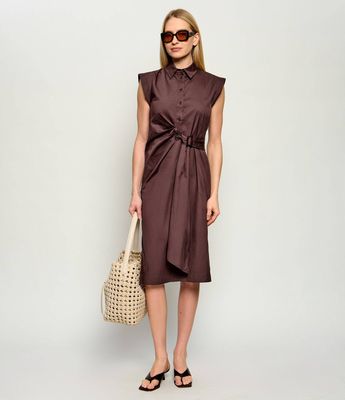 Sukienka szmizjerka Marella ze sklepu: Gomez Fashion Store w kategorii: Sukienki - zdjęcie 874714-BD9-10338_MA262W000030003