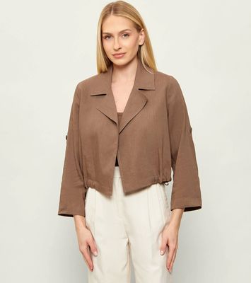Marynarka elegancki na wiosnę Marella SPORT ze sklepu: Gomez Fashion Store w kategorii: Marynarki damskie - zdjęcie 874714-BD9-10338_MR262W000001001