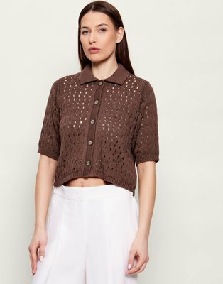 Sweter damski na lato Marella SPORT ze sklepu: Gomez Fashion Store w kategorii: Swetry damskie - zdjęcie 874714-BD9-10338_MR262W000010001