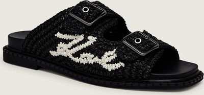 Klapki damskie na lato Karl Lagerfeld ze sklepu: Gomez Fashion Store w kategorii: Klapki damskie - zdjęcie 874714-BD9-10338_KL262W000022244