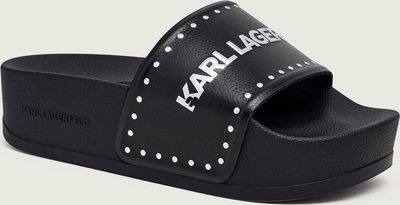 Klapki damskie letnie Karl Lagerfeld ze sklepu: Gomez Fashion Store w kategorii: Klapki damskie - zdjęcie 874714-BD9-10338_KL262W000027C38