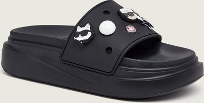 Klapki damskie casual Karl Lagerfeld ze sklepu: Gomez Fashion Store w kategorii: Klapki damskie - zdjęcie 874714-BD9-10338_KL262W000028D05