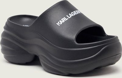 Klapki damskie na lato Karl Lagerfeld ze sklepu: Gomez Fashion Store w kategorii: Klapki damskie - zdjęcie 874714-BD9-10338_KL262W000035018