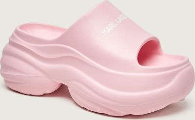 Klapki damskie na lato Karl Lagerfeld ze sklepu: Gomez Fashion Store w kategorii: Klapki damskie - zdjęcie 874714-BD9-10338_KL262W000035136