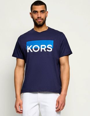 T-shirt męski na lato Michael Kors ze sklepu: Gomez Fashion Store w kategorii: T-shirty męskie - zdjęcie 874714-BD9-10338_MK262M000023401