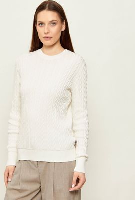 Sweter damski na lato wiosenny Barbour ze sklepu: Gomez Fashion Store w kategorii: Swetry damskie - zdjęcie 874714-BD9-10338_UR262W000071125