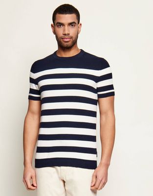 T-shirt męski na lato Hechter Paris ze sklepu: Gomez Fashion Store w kategorii: T-shirty męskie - zdjęcie 874714-BD9-10338_HC262M000011003