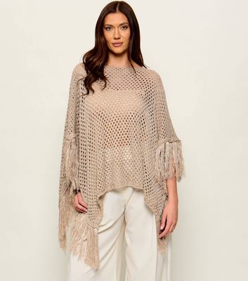 Ponczo na lato casual AKEP ze sklepu: Gomez Fashion Store w kategorii: Poncza - zdjęcie 874714-BD9-10338_AP262W000002001