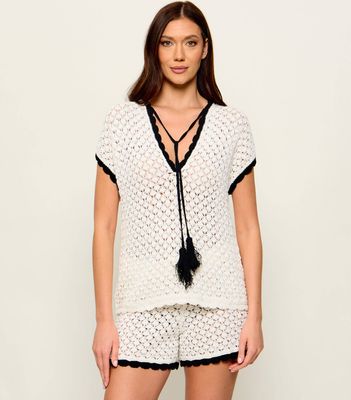 Sweter damski letni AKEP ze sklepu: Gomez Fashion Store w kategorii: Swetry damskie - zdjęcie 874714-BD9-10338_AP262W000016020