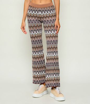 Spodnie damskie w stylu boho na wiosnę AKEP ze sklepu: Gomez Fashion Store w kategorii: Spodnie damskie - zdjęcie 874714-BD9-10338_AP262W000021012