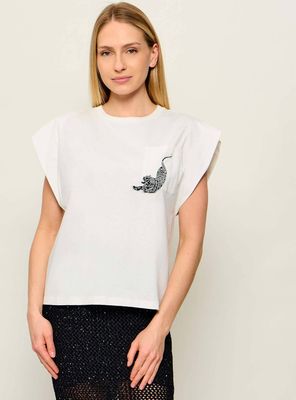 Bluzka damska na lato AKEP ze sklepu: Gomez Fashion Store w kategorii: Bluzki damskie - zdjęcie 874714-BD9-10338_AP262W000023002