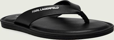 Klapki męskie na lato Karl Lagerfeld ze sklepu: Gomez Fashion Store w kategorii: Klapki męskie - zdjęcie 874714-BD9-10338_KL262M000135000