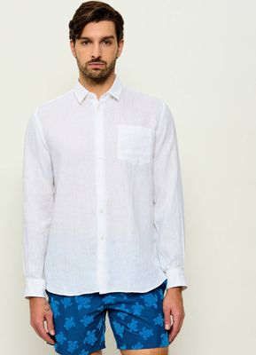Koszula męska na wiosnę Vilebrequin ze sklepu: Gomez Fashion Store w kategorii: Koszule męskie - zdjęcie 874714-BD9-10338_VI262M000015010
