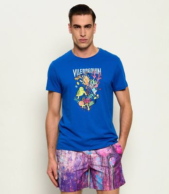 T-shirt męski letni Vilebrequin ze sklepu: Gomez Fashion Store w kategorii: T-shirty męskie - zdjęcie 874714-BD9-10338_VI262M000019602