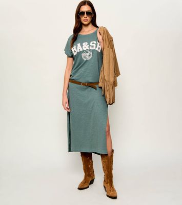 Sukienka na wiosnę Ba&sh ze sklepu: Gomez Fashion Store w kategorii: Sukienki - zdjęcie 874714-BD9-10338_BH262W000009018