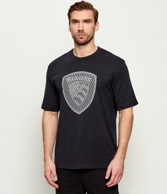 T-shirt męski młodzieżowy BLAUER ze sklepu: Gomez Fashion Store w kategorii: T-shirty męskie - zdjęcie 874714-BD9-10338_BF262M000006043