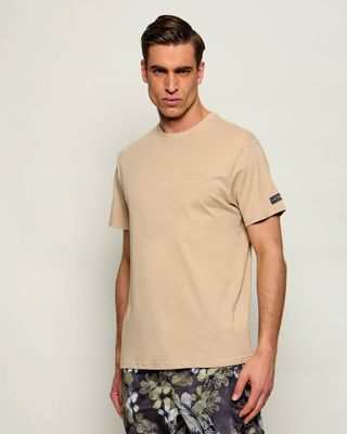 T-shirt męski casualowy Iceberg ze sklepu: Gomez Fashion Store w kategorii: T-shirty męskie - zdjęcie 874714-BD9-10338_II262M000017A83
