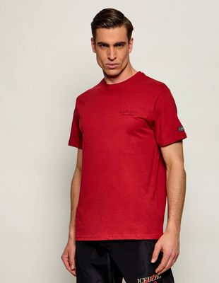 Iceberg - T-shirt męski ze sklepu: Gomez Fashion Store w kategorii: T-shirty męskie - zdjęcie 874714-BD9-10338_II262M000017804
