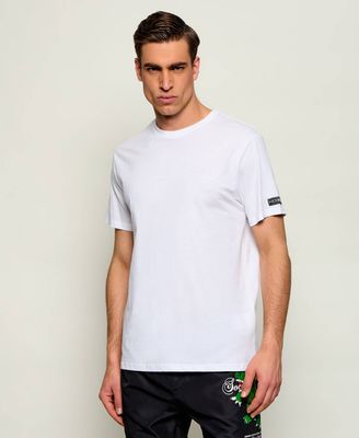 T-shirt męski casualowy Iceberg ze sklepu: Gomez Fashion Store w kategorii: T-shirty męskie - zdjęcie 874714-BD9-10338_II262M000017A08