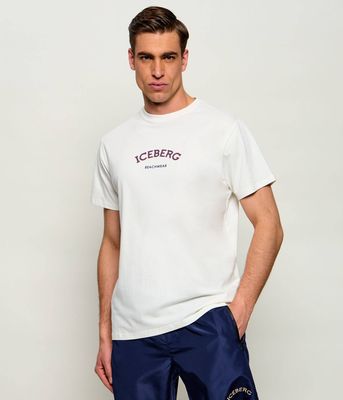 T-shirt męski letni Iceberg ze sklepu: Gomez Fashion Store w kategorii: T-shirty męskie - zdjęcie 874714-BD9-10338_II262M000018A81