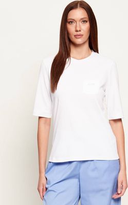 Joop! - Bluzka damska casual wiosenna ze sklepu: Gomez Fashion Store w kategorii: Bluzki damskie - zdjęcie 874714-BD9-10338_JO262W000029100