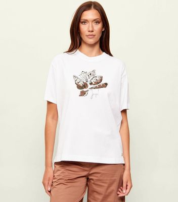 Joop! - Bluzka damska na lato ze sklepu: Gomez Fashion Store w kategorii: Bluzki damskie - zdjęcie 874714-BD9-10338_JO262W000038100