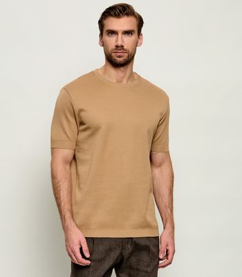 T-shirt męski na lato Windsor ze sklepu: Gomez Fashion Store w kategorii: T-shirty męskie - zdjęcie 874714-BD9-10338_WR262M000001254
