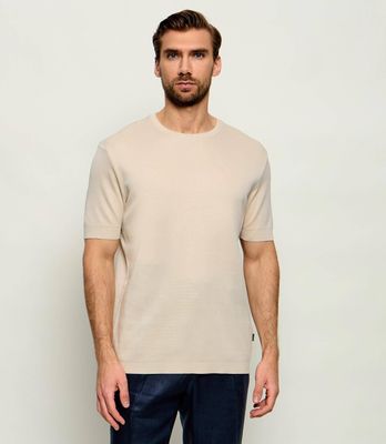 Windsor - T-shirt męski casualowy ze sklepu: Gomez Fashion Store w kategorii: T-shirty męskie - zdjęcie 874714-BD9-10338_WR262M000001274