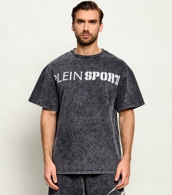 T-shirt męski na wiosnę Plein Sport ze sklepu: Gomez Fashion Store w kategorii: T-shirty męskie - zdjęcie 874714-BD9-10338_PS262M000018102