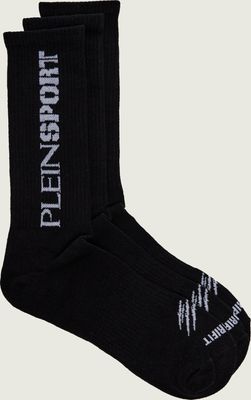 Skarpetki damskie sportowe Plein Sport ze sklepu: Gomez Fashion Store w kategorii: Skarpetki damskie - zdjęcie 874714-BD9-10338_PS262M000039102