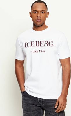 T-shirt męski Iceberg ze sklepu: Gomez Fashion Store w kategorii: T-shirty męskie - zdjęcie 874714-BD9-10338_II262M000030101