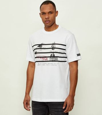 T-shirt męski Iceberg ze sklepu: Gomez Fashion Store w kategorii: T-shirty męskie - zdjęcie 874714-BD9-10338_II262M000038101