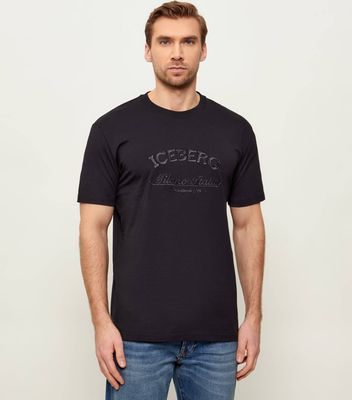 T-shirt męski młodzieżowy Iceberg ze sklepu: Gomez Fashion Store w kategorii: T-shirty męskie - zdjęcie 874714-BD9-10338_II262M000039900