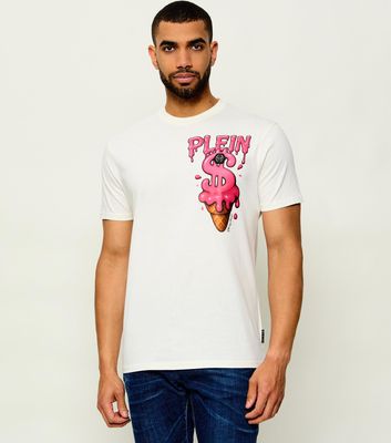 T-shirt męski Philipp Plein ze sklepu: Gomez Fashion Store w kategorii: T-shirty męskie - zdjęcie 874714-BD9-10338_PN262M000012A36