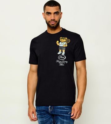 Philipp Plein - T-shirt męski młodzieżowy ze sklepu: Gomez Fashion Store w kategorii: T-shirty męskie - zdjęcie 874714-BD9-10338_PN262M000016002