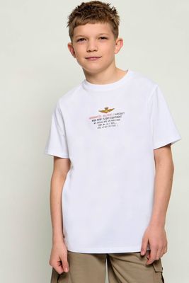 T-shirt chłopięce z napisami na lato Aeronautica Militare ze sklepu: Gomez Fashion Store w kategorii: T-shirty chłopięce