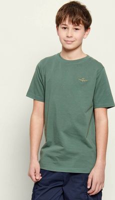 zielony T-shirt chłopięce letni Aeronautica Militare ze sklepu: Gomez Fashion Store w kategorii: T-shirty chłopięce