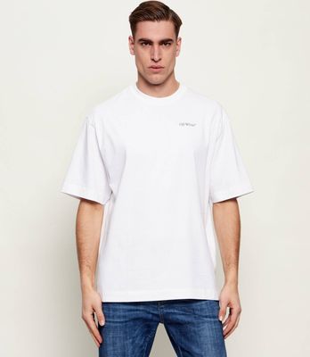 T-shirt męski Off White ze sklepu: Gomez Fashion Store w kategorii: T-shirty męskie - zdjęcie 874714-BD9-10338_OF262M000020009