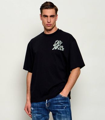 T-shirt męski wiosenny młodzieżowy Off-White ze sklepu: Gomez Fashion Store w kategorii: T-shirty męskie - zdjęcie 874714-BD9-10338_OF262M000022076