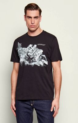 T-shirt męski Off White ze sklepu: Gomez Fashion Store w kategorii: T-shirty męskie - zdjęcie 874714-BD9-10338_OF262M000028076