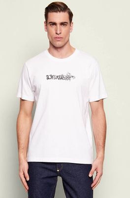 T-shirt męski letni Off White ze sklepu: Gomez Fashion Store w kategorii: T-shirty męskie - zdjęcie 874714-BD9-10338_OF262M000029009