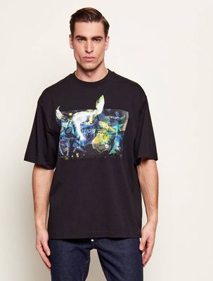 Off-White - T-shirt męski na wiosnę ze sklepu: Gomez Fashion Store w kategorii: T-shirty męskie - zdjęcie 874714-BD9-10338_OF262M000031076