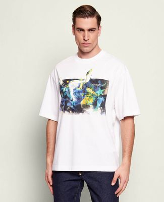 T-shirt męski na wiosnę Off White ze sklepu: Gomez Fashion Store w kategorii: T-shirty męskie - zdjęcie 874714-BD9-10338_OF262M000031009