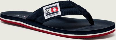 Klapki męskie na lato Tommy Hilfiger ze sklepu: Gomez Fashion Store w kategorii: Klapki męskie - zdjęcie 874714-BD9-10338_TH264M000002F23