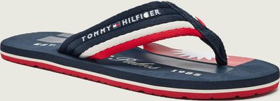 Klapki męskie letnie Tommy Hilfiger ze sklepu: Gomez Fashion Store w kategorii: Klapki męskie - zdjęcie 874714-BD9-10338_TH264M000004F23