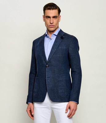 Marynarka męska elegancka na jesień Joop! ze sklepu: Gomez Fashion Store w kategorii: Marynarki męskie - zdjęcie 874714-BD9-10338_JO262M000042402