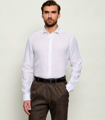 Koszula męska z klasycznym kołnierzykiem Joop! ze sklepu: Gomez Fashion Store w kategorii: Koszule męskie - zdjęcie 874714-BD9-10338_JO262M000045100