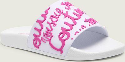 Klapki damskie na lato Versace Jeans Couture ze sklepu: Gomez Fashion Store w kategorii: Klapki damskie - zdjęcie 874714-BD9-10338_VR262W000034003